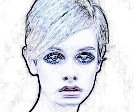 ツイッギー Twiggy 今現在は 60年代70年代ファッションミニスカ女王画像