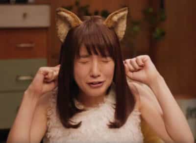 吉岡里帆のどん兵衛CMのきつねがかわいい♡どんぎつねが可愛い